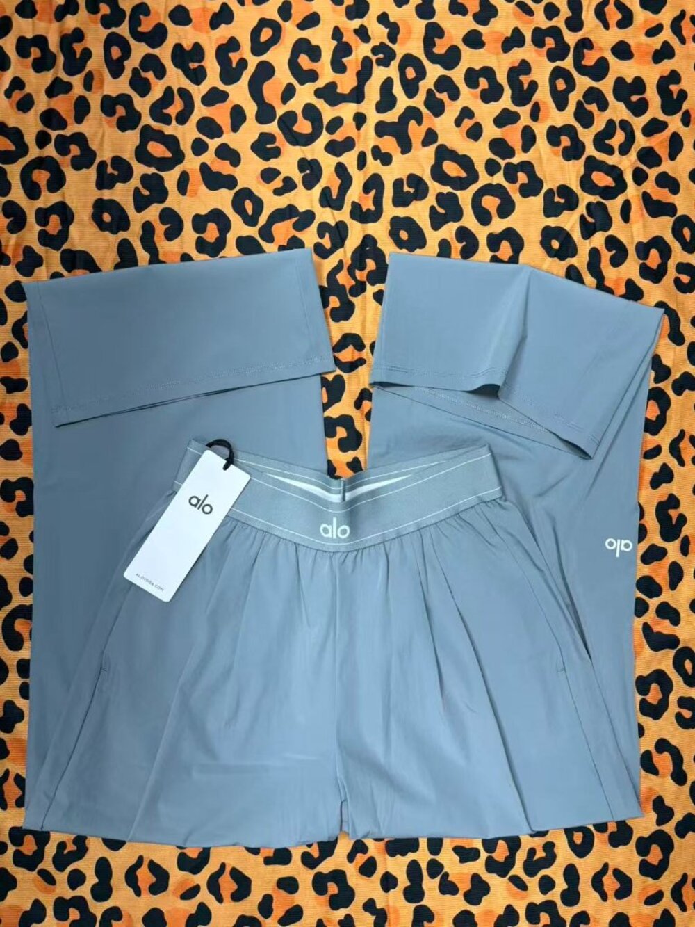 Alo Yoga Suit Up Trouser Steel Grey Regular 🧵 Slim Straight - Picture 3 of 9